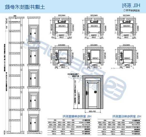 别墅电梯安装规格型号表，别墅电梯规格尺寸？