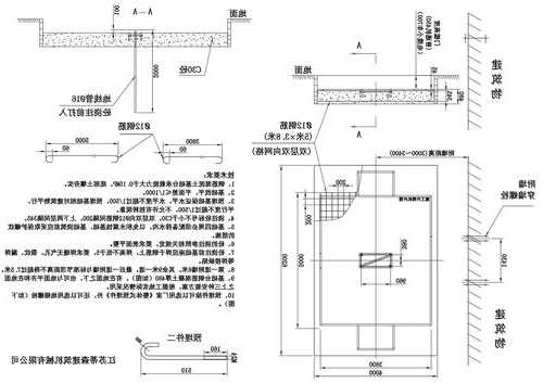 施工电梯型号及基础预埋件，施工电梯基础预埋尺寸！