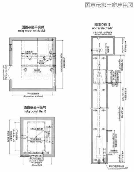 电梯隐蔽式空调扇型号，电梯隐蔽工程示意图