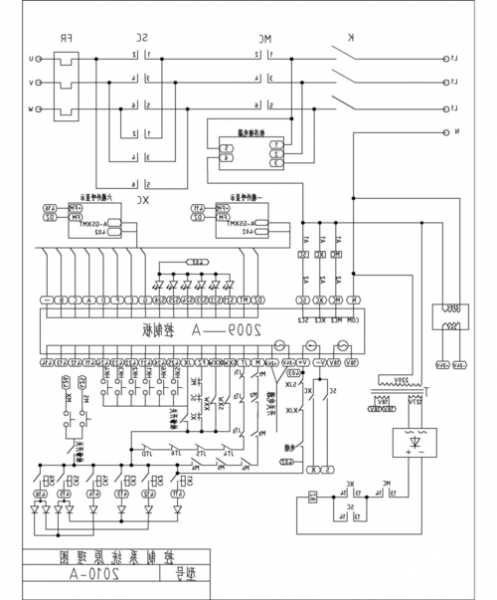 中奥电梯控制柜规格型号？中奥电梯电气原理图？