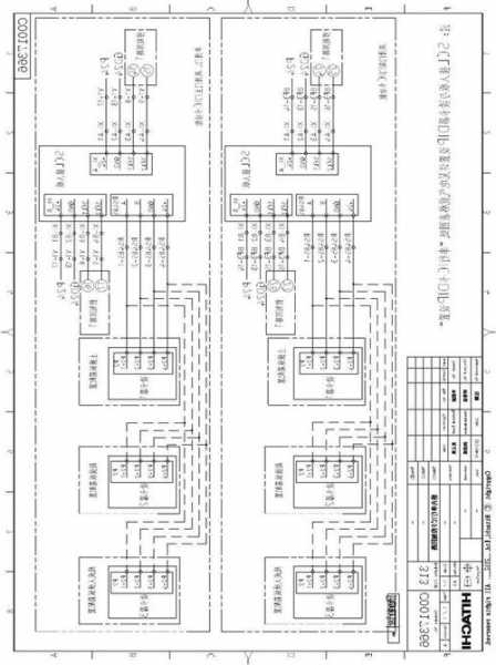 日立电梯扁电缆规格型号，日立电梯线路安装图