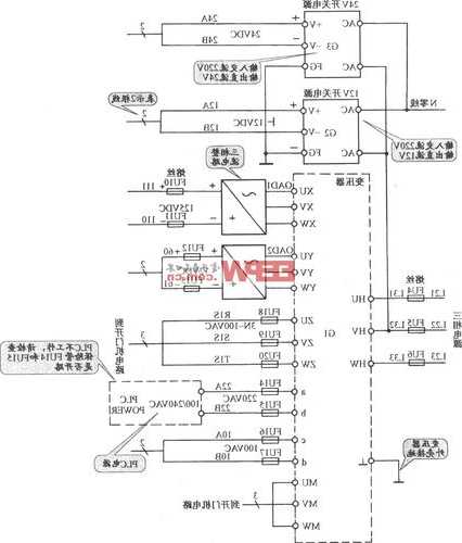 三菱电梯spvf型号，三菱spvv电梯原理图？