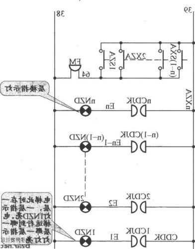 电梯厢照明灯型号，电梯照明电路图？