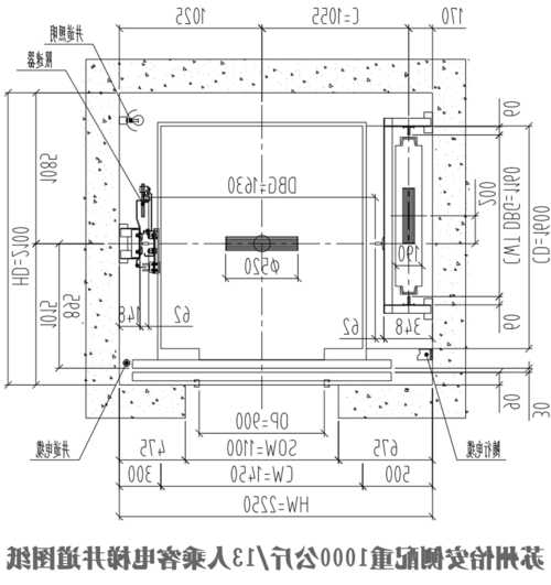 电梯井道固定电缆规格型号，电梯井道预留尺寸规范？