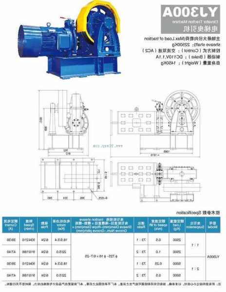 迅达YJ300电梯曳引机型号，迅达p420曳引机