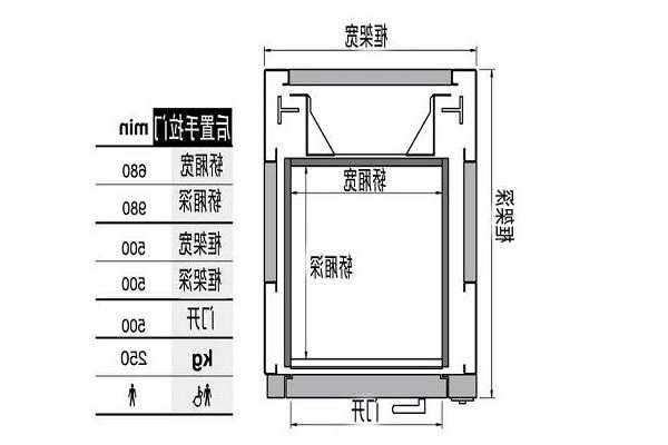 山西两层家用电梯规格型号，家用二层小型简易电梯尺寸！