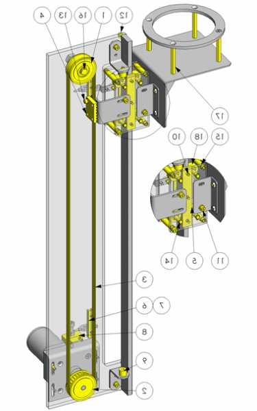 电梯模型零件有哪些型号，电梯部件名称和图解3d