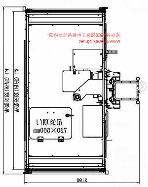 中联电梯吊笼尺寸规格型号，中联电梯基础图