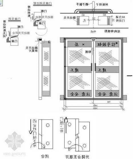 电梯安全门模具型号表示，电梯门大样