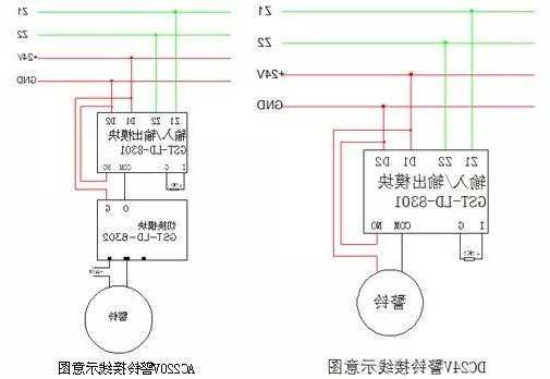 电梯警铃怎么选型号图解，电梯警铃怎么接线