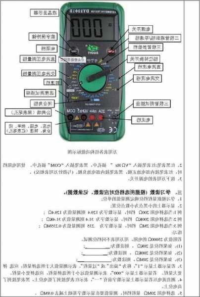 电梯万用表型号，电工万用表使用方法视频