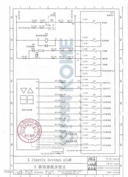 浙江巨通电梯型号查询系统，巨通电梯消防线路图