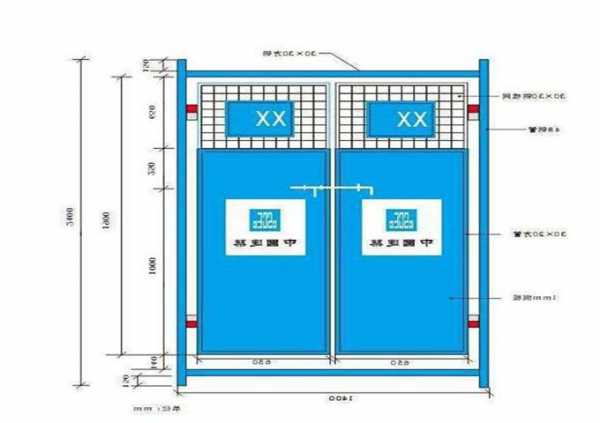 室内施工电梯门规格型号，施工电梯安全门尺寸