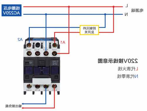 电梯不同型号的接触器怎么接，电梯不同型号的接触器怎么接线图？