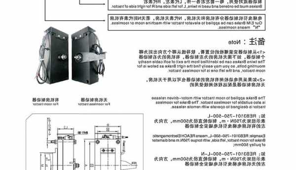 电梯制动器的型号怎么看，电梯制动器部件名称？