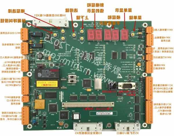 电梯主板型号哪里看的啊，电梯主板上的所有零件图解