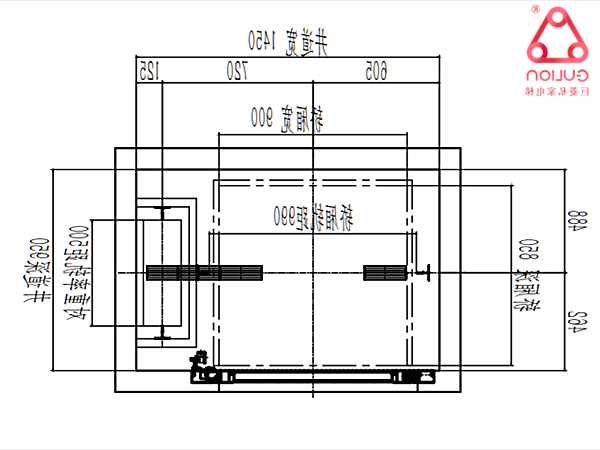 电梯门缝规格型号表示图，电梯门缝大怎么调整！