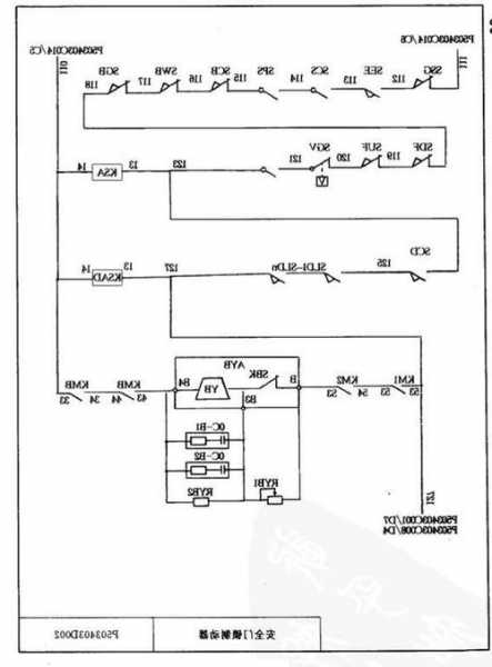 上海三菱电梯型号对应安全回路，上海三菱电梯型号对应安全回路图？