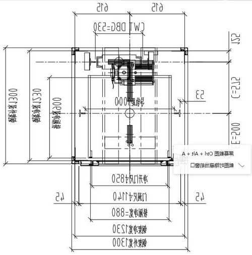 工程电梯模块型号规格，电梯工程图！