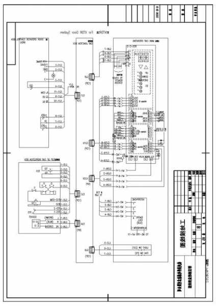 电梯接电规格型号表格？电梯接线图纸怎么看？