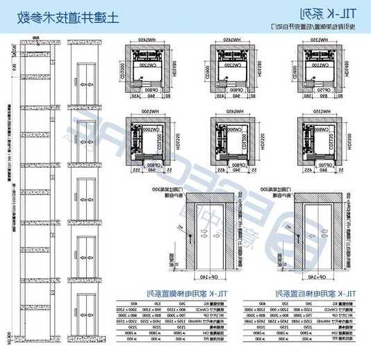 私宅电梯型号规格大全图，私家电梯图片？