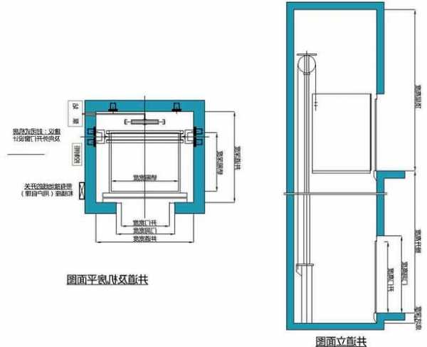 电梯井道线都有哪些型号，电梯井布线图？