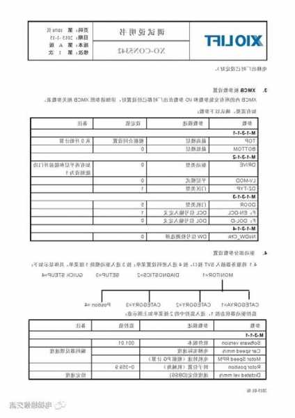 西奥4342a是什么型号电梯，西奥电梯4342调试说明书！