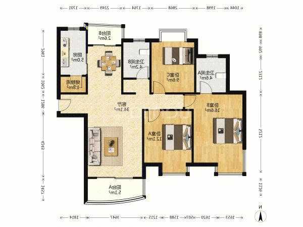 新泾家园电梯房型号图纸，新泾家苑属于哪个区