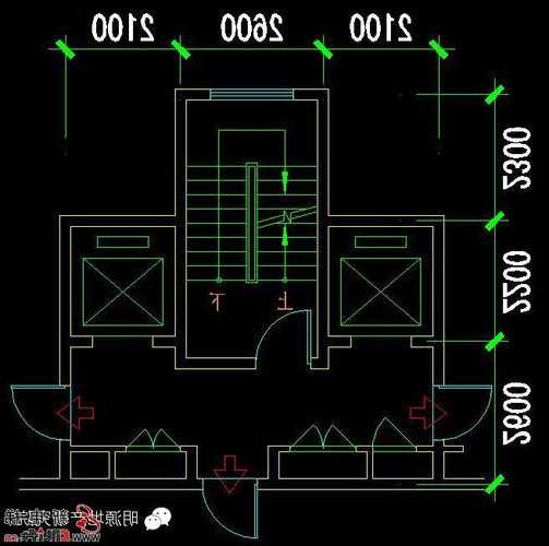 楼梯间电梯怎么选型号图片，楼梯间电梯间平面图！