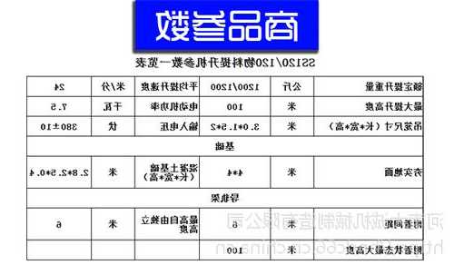 工地电梯型号，工地电梯型号有哪些