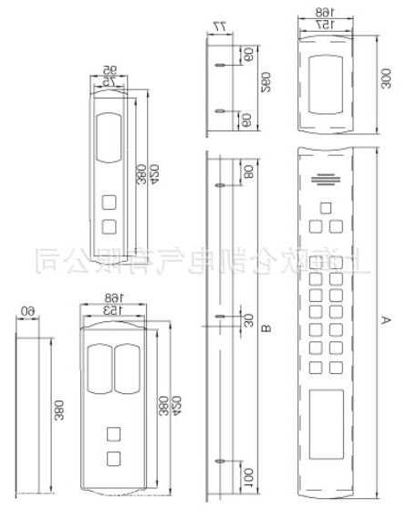 家用电梯盘子尺寸规格型号，电梯操作盘