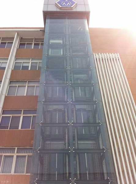 观光电梯钢架结构钢材型号，7层观光电梯钢结构报价 127001！