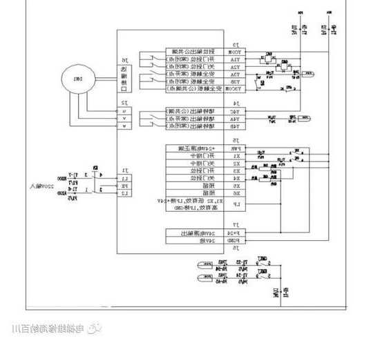 广日电梯门机板型号怎么看，广日电梯门机接线图！