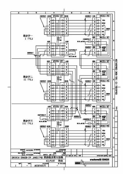 通力电梯无机房型号有哪些，通力无机房电梯电气原理图！