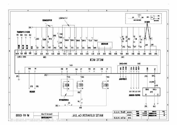 美迪斯电梯型号400kg功率，美迪斯电梯电气原理图！