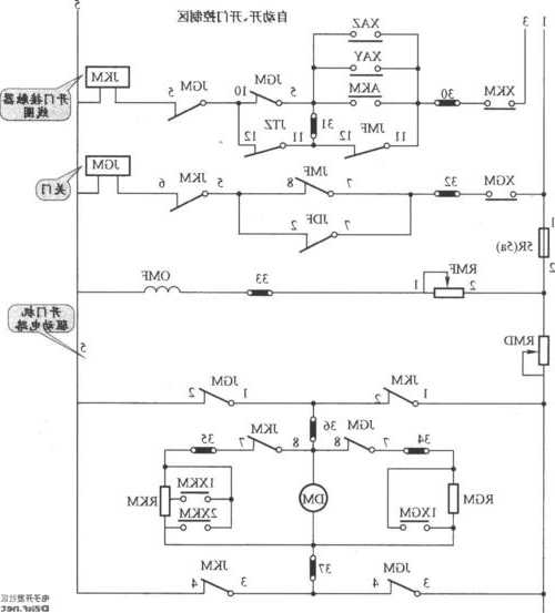 直流电梯型号含义图示图片，直梯电路图？