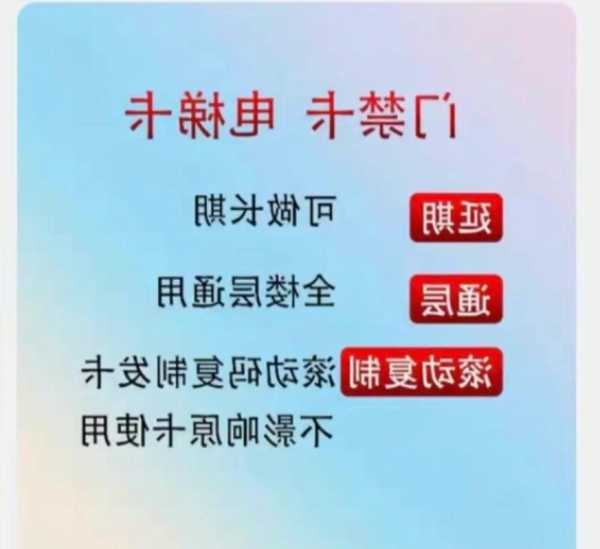 门禁电梯卡有几种类型号，门卡电梯卡！