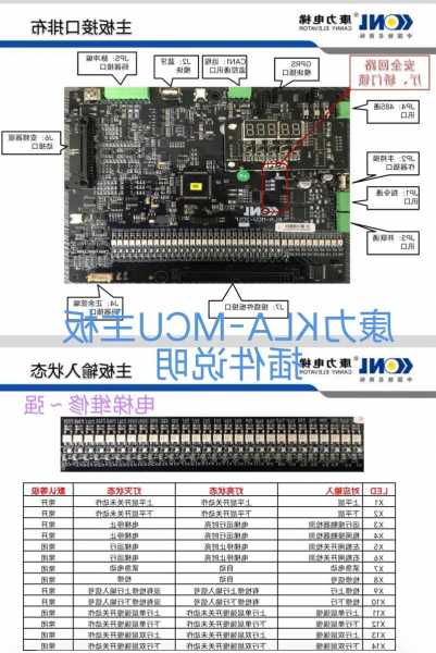 康力电梯控制主板型号，康力电梯主板设置参数