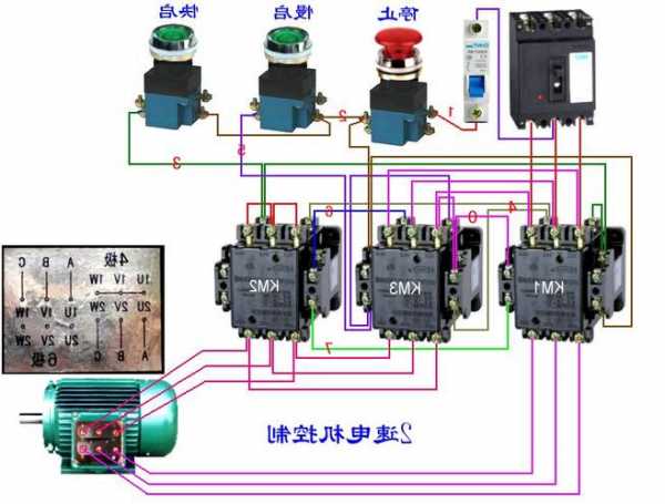 双速电梯接触器型号大全，电梯双速电机接线图？