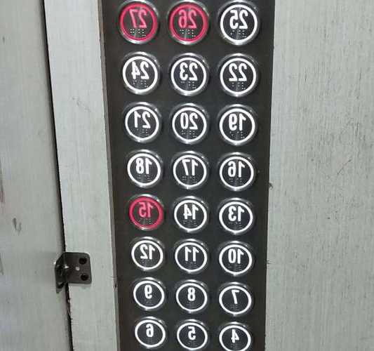 电梯按钮型号COP，电梯按钮排列？