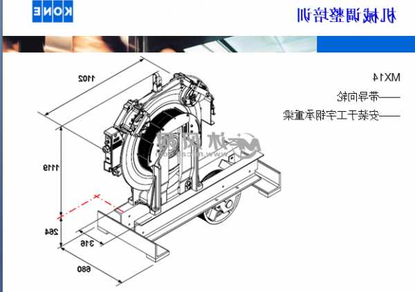 电梯曳引轮型号怎么看，电梯曳引轮拆卸视频！