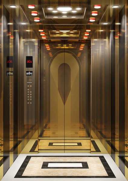 豪宅电梯有哪些类型型号，豪华电梯图片！