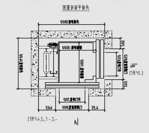 直角开门电梯推荐型号，直角开门电梯井道设计图