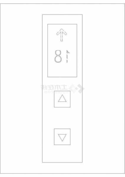 电梯按钮型号规格表图，电梯按钮构造！