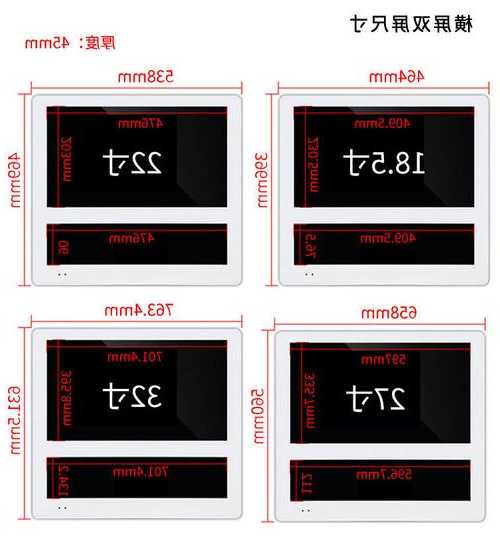 电梯屏幕型号有哪些区别？电梯电子屏尺寸？