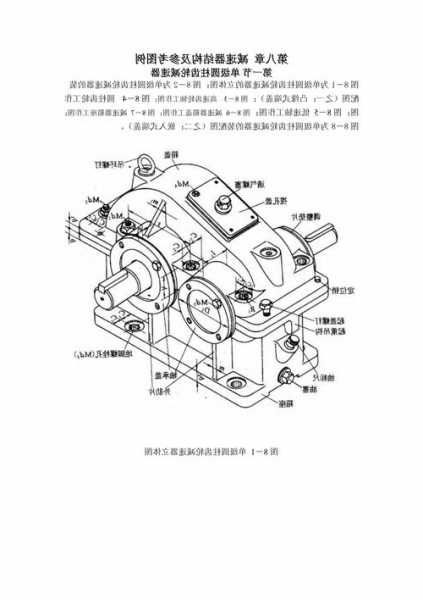 电梯常见减速器有几种型号？电梯减速器结构图？