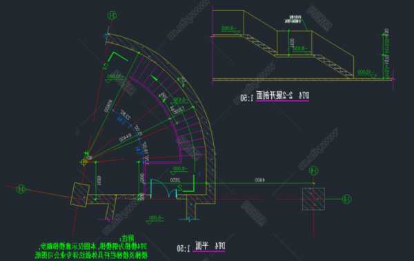 弧形电梯井道尺寸规格型号，弧梯施工图！