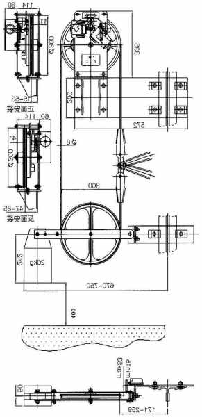 临沂碳钢电梯绳头型号，电梯绳头板安装示意图？