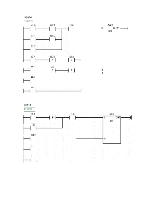 电梯使用什么三菱型号plc，电梯三菱plc控制程序图