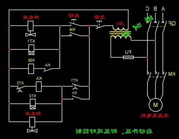 液压电梯继电器图片及型号，液压电梯电气原理接线图！